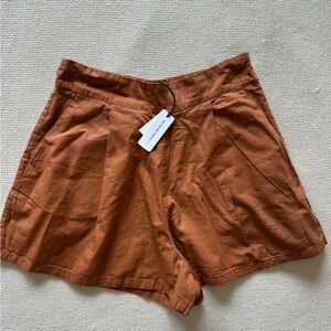 We Wore What REVOLVE NWT Women's Brown Shorts 100% Cotton